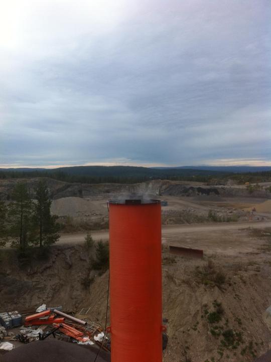 Effektiv luktkontroll vid asfaltsproduktion